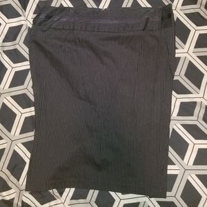 Black with White stripes Torrid Pencil Skirt sz 14